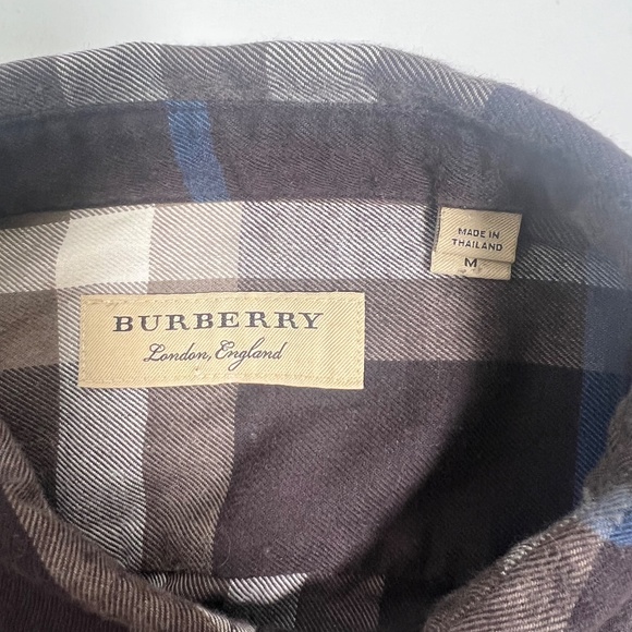 Burberry London England Men's Nova Check shirt brown Size M - Picture 6 of 12